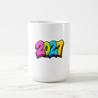 Caneca De Café Números coloridos de 2027