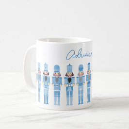 CANECA DE CAFÉ NÚMEROS DE NATAL AZUL