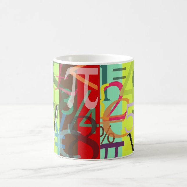 Caneca De Café Números, Moedas (Centro)