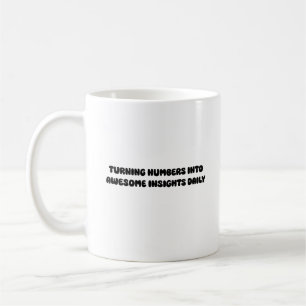 Caneca De Café Números para Transformação de Dados em Insights In