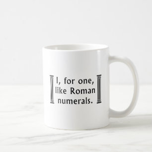 Caneca De Café Números romanos