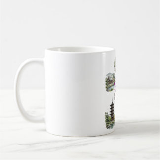 Caneca De Café Numerous tourist attractions in Kyoto, Japan