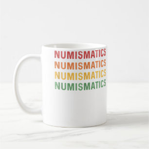 Caneca De Café Numismática Para Colecionadores de Moedas Coleção