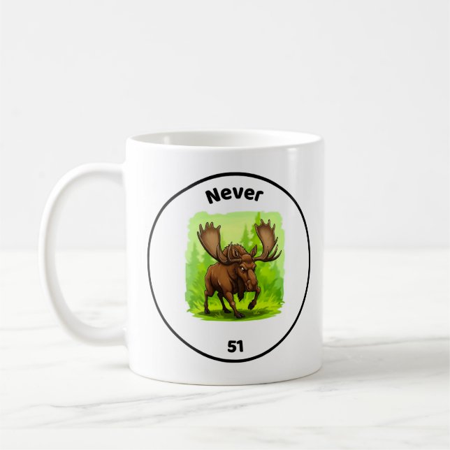 Caneca De Café Nunca 51 (Esquerda)