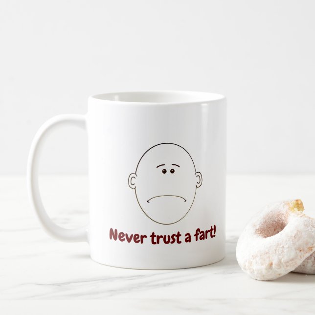Caneca De Café Nunca Confie Num Fart! (Com Donut)