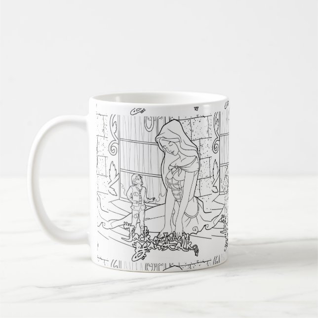 Caneca De Café Nunca Depois: Jack e o Beanstalk (Esquerda)