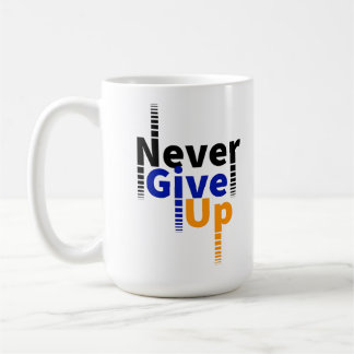 Caneca De Café nunca desista da motivação