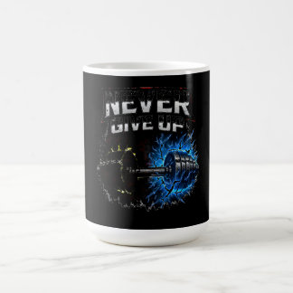 Caneca De Café Nunca Desista – Motivação Academia de Resistência