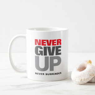 Caneca De Café Nunca Desistir Nunca Entregar Cotação Clássica 11 