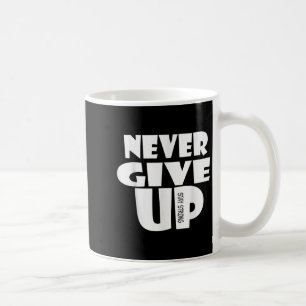 Caneca De Café Nunca Desistir, Quo Motivacional Inspiracional