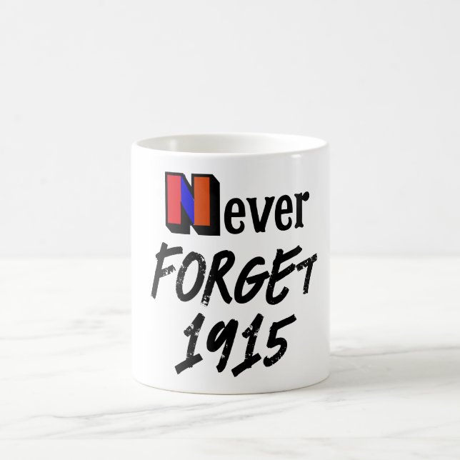Caneca de Café Nunca Esqueça 1915 (Centro)