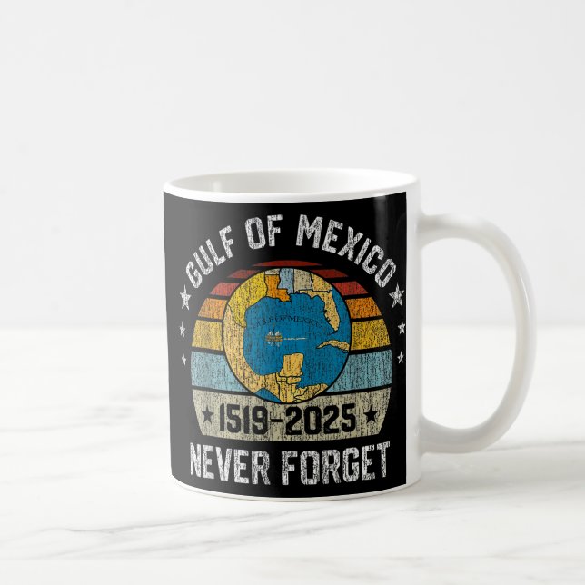 Caneca De Café Nunca Esqueça O Golfo Do México 1519 2025 (Direita)