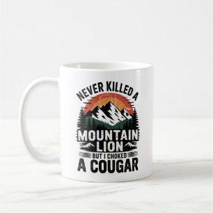 Caneca De Café Nunca Matei Um Leão Da Montanha Mas Já Sufoquei Um
