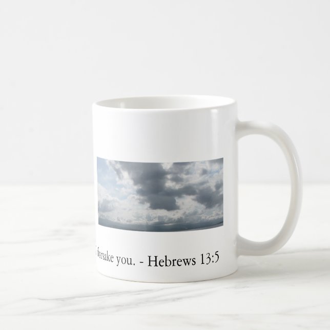 Caneca De Café Nunca mim deixam-no; nunca eu forsake o (Direita)