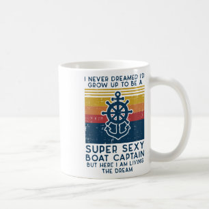 Caneca De Café Nunca Sonhei Que Eu Crescesse O Barco Capitão Funn