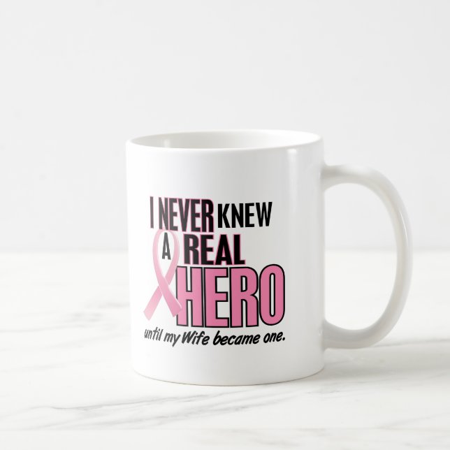 Caneca De Café Nunca soube um ROSA do herói 2 (a esposa) (Direita)