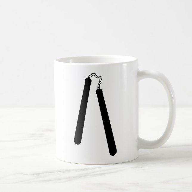 Caneca De Café Nunchucks (Direita)