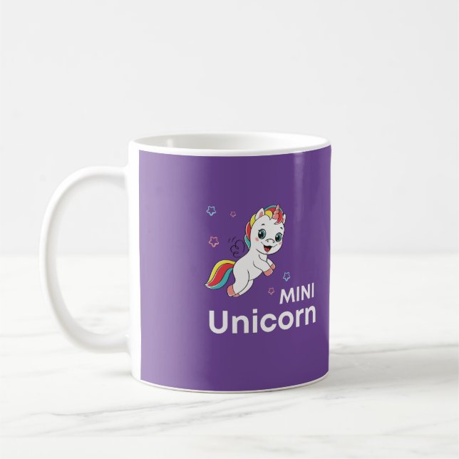 Caneca De Café Nunicórnio Moderno de bebê bonito (Esquerda)