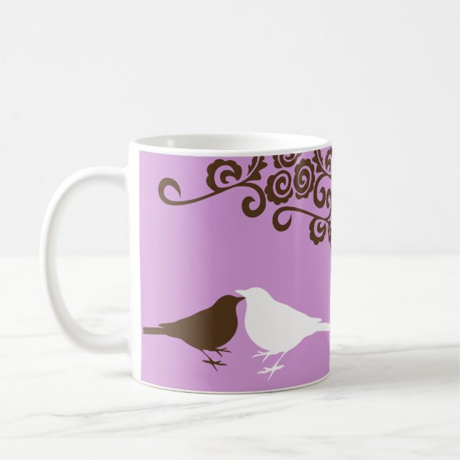 Caneca de café nupcial conhecida feita sob (Esquerda)