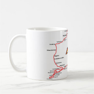 CANECA DE CAFÉ NÜRBURGRING MAP - MUG