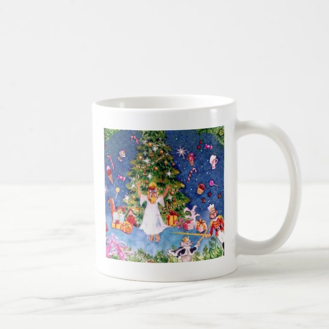 Caneca De Café Nutcracker e a árvore (Direita)