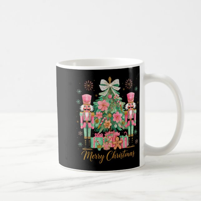 Caneca De Café Nutcracker Merry Christmas Tree Ballet Dance Women (Direita)