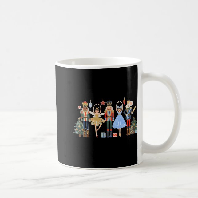 Caneca De Café Nutcracker Squad Ballet Dance Matching Family Chri (Direita)