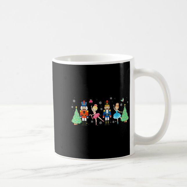 Caneca De Café Nutcracker Squad Ballet Dance Merry Christmas Wome (Direita)