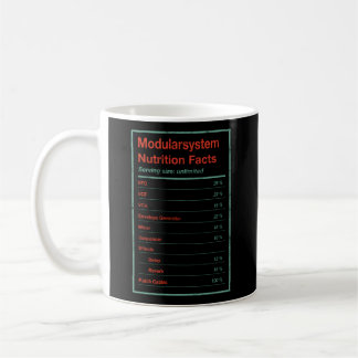 Caneca De Café Nutrição modular do sistema Fala o Eurorack Synth