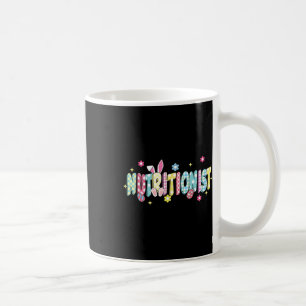 Caneca De Café Nutricionista Retro Groovist Bunny Ear Engraçado P