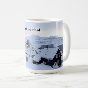Caneca De Café Nuuk, fotografia da paisagem da Groenlândia