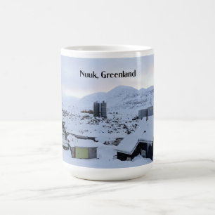 Caneca De Café Nuuk, fotografia da paisagem da Groenlândia