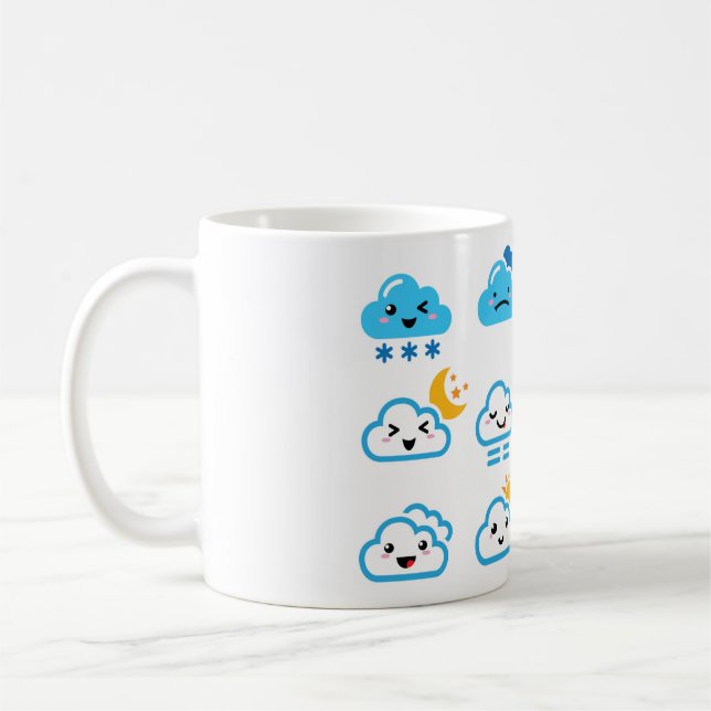 Caneca De Café Nuvem bonito, Kawaii, copo de Manga (Esquerda)