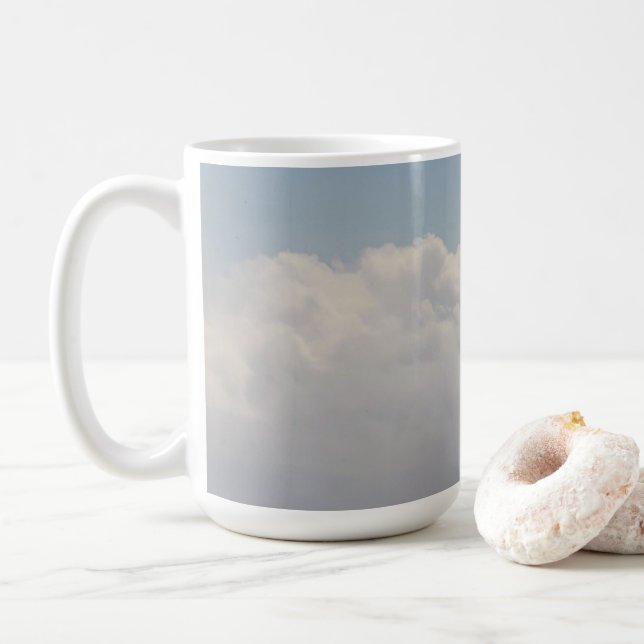 Caneca De Café Nuvens (Com Donut)