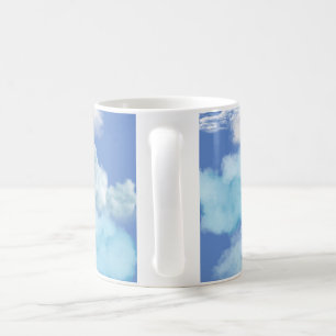 Caneca De Café Nuvens azuis da escultura romana