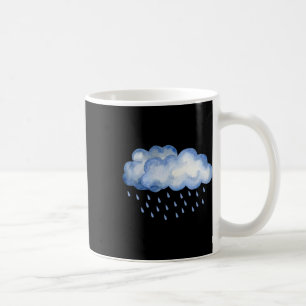 Caneca De Café Nuvens Brancas Caindo Figurino no Natal Halloween