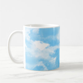 Caneca De Café Nuvens de Céu Azul