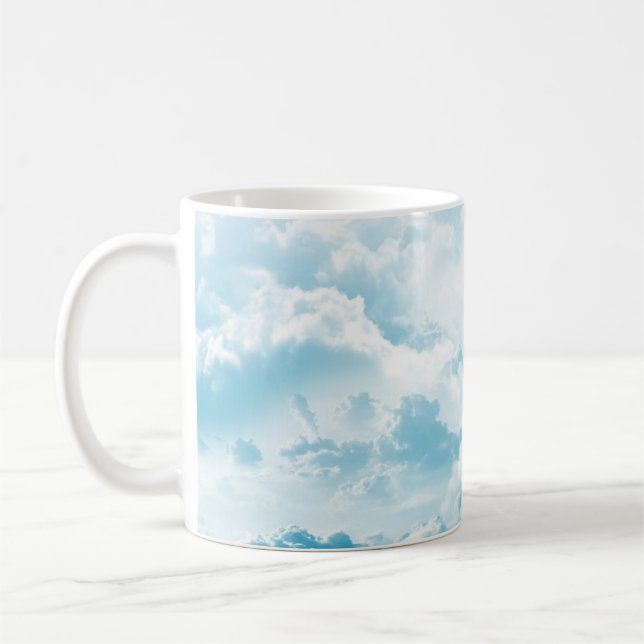 Caneca De Café Nuvens imagens de vetor de desenho do céu (Esquerda)