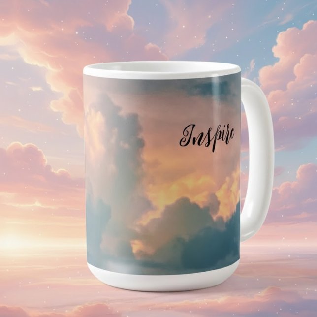 Caneca De Café Nuvens no Sunset Specialty Mug (Criador carregado)