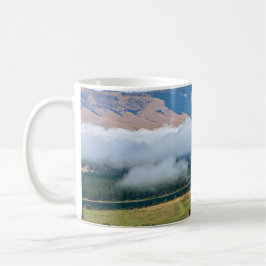 Caneca De Café Nuvens Sobre o Rio Flathead