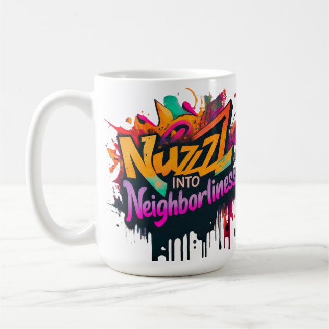 Caneca De Café Nuzzle em Mug de Vizinhança (Esquerda)