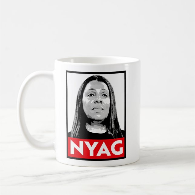 Caneca De Café NYAG Letitia James (Esquerda)