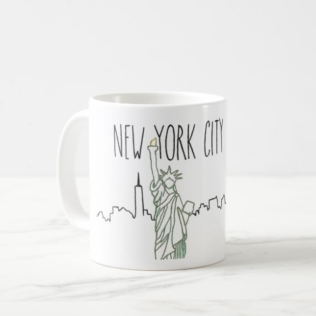 Caneca De Café NYC Coffee Mug (Frente Esquerda)