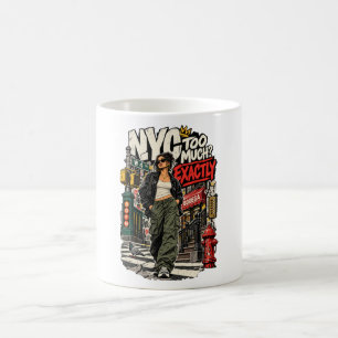 Caneca De Café NYC Demais Exatamente Nova York