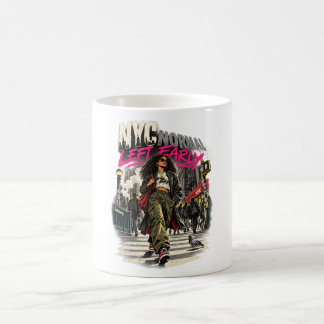 Caneca De Café NYC Normal Esquerda Cedo