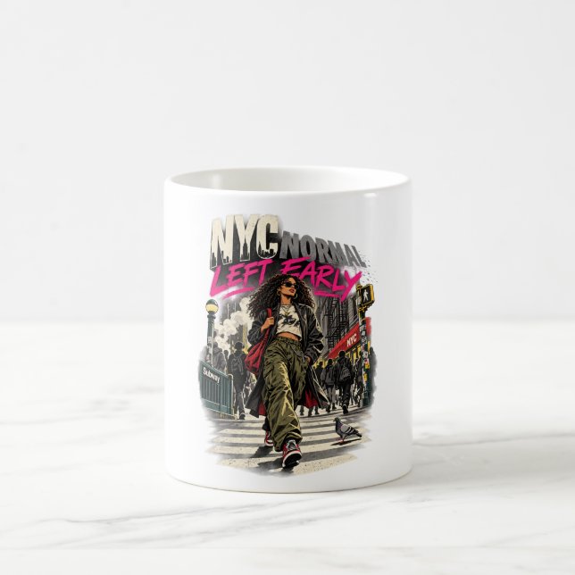 Caneca De Café NYC Normal Esquerda Cedo (Centro)