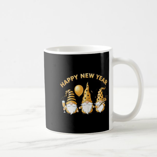 Caneca De Café Nye Gnome Shirts For Women, Happy New Year 2026 Pa (Direita)