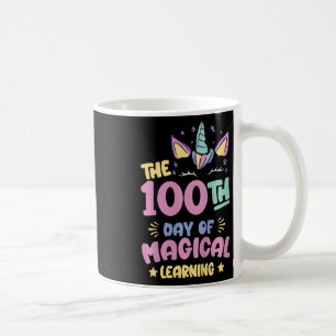 Caneca De Café O 100º Dia De Meninas Escolares 100 Dias De Escola
