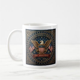 Caneca De Café O 250º da América Versão 3