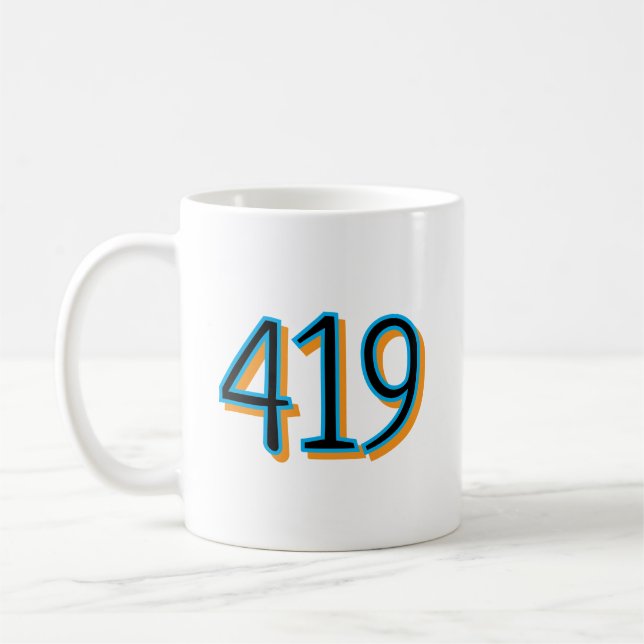 Caneca De Café O 419 - Toledo, Ohio (Esquerda)